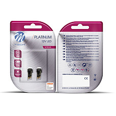 Bec incandescent LED light bulb LED 2pcs W5W 12V max. 1W light colour white max. 6000K socket type W21X95D no road approval for vehicles with CAN-Bus M-TECH TULB803W