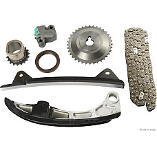 Chit lant de distributie Timing set chain + sprocket CITROEN C1 DAIHATSU CUORE VII SIRION PEUGEOT 107 SUBARU JUSTY IV TOYOTA AYGO YARIS 1.0 01.05- HERTH+BUSS JAKOPARTS J1192021