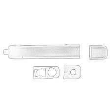 Maner usa Minerul usii glisante Fata Spate Dreapta Stanga se potriveste FIAT TALENTO NISSAN NV300 OPEL VIVARO B RENAULT TRAFIC III 16D 20D 0514 80 60 755 22R