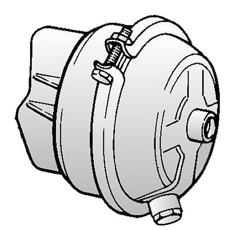 Cilindru de pretensionare Servomotor frana Spate 20 cursa: 50mm M16x15mm M12x175mm IVECO OTOKAR KNORR EF 620A