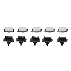 Distantier, montare geam Suport fereastra set Set de 4 clipuri FORD TOURNEO CONNECT TRANSIT TRANSIT TOURNEO 01.00-12.14 SAINT-GOBAIN SEKURIT SG2451201910