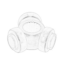 Tripoda,cardan pad interior driveshaft comun PUNTO II PANDA 03 - IDEA Stilo FIAT DOBLO OE FIAT 46307825