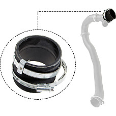 Furtun ear supraalimentare intercooler diametru 63mm lungime 60mm negru FORD MONDEO IV 2.0 03.10-01.15 GATES GAT09-0648