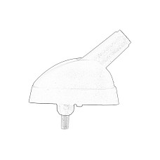 Terminal antena Antenna head base on the roof CITROEN JUMPER II NEMO NEMO/MINIVAN PEUGEOT BIPPER BIPPER TEPEE BOXER 04.06- OE PEUGEOT 1612186380
