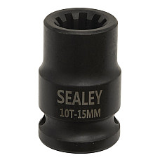 &quot;Tubulare si accesorii Priza speciala: 1/2&quot;&quot; 10-colturi -&gt; 15 mm&quot; SEALEY SEA VS0990