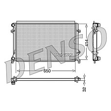 Radiator, racire motor Radiator motor Manual  AUDI A3 SEAT ALTEA ALTEA XL LEON TOLEDO III SKODA OCTAVIA I OCTAVIA II YETI VW CADDY III CADDY III/MINIVAN EOS GOLF PLUS V GOLF V GOLF VI 1.2-2.5 DENSO DRM32016