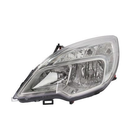 Far Lampa frontala Stanga H1/H7 electric cu motor culoare insert: argintiu culoare semnalizator: transparent OPEL MERIVA B -01.14 VISTEON 20-201-01108