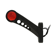 Lampa gabarit Outline marker lights L Red/White LED 12/24V WAS 580BCL W77.3RF