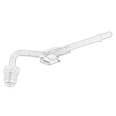 Conducta de presiune, senzor de presiune (filtru particule) Diesel particle filter pressure hose Diesel particle filter/soot filter entrance DS DS 3 CITROEN C3 II C4 CACTUS DS3 PEUGEOT 2008 I 206+ 207 208 I 208/HATCHBACK 1.4D/1.6D 02.06- OE PEUGEOT 967525