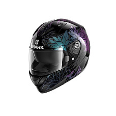 Cati integrale Casca casca cu fata intreaga SHARK RIDILL 1.2 NELUM culoare albastru/negru/roz marime L SHARK HE0545E-KXK-L