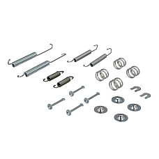 Set accesorii, sabot de frana Set de montaj pantofi de frana UKENDT CITROEN C-ZERO MITSUBISHI I MIRAGE / SPACE STAR VI NISSAN NV200 NV200 / EVALIA NV300 PEUGEOT ION 1.0-Electric 07.09- QUICK BRAKE QB105-0033