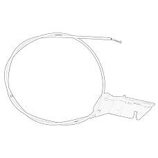 Cablu, capota motor Engine hood cable  OPEL CORSA D CORSA D/HATCHBACK 1.0-1.7D 07.06-08.14 OE OPEL 13186904