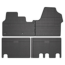 Set covorase cauciuc Floor mats Rubber 2 pcs BASIC middle colour neagra CITROEN JUMPY III 04.16- Van FROGUM MMT A040 402409