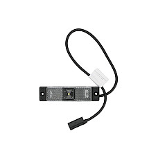 Lampa gabarit Outline marker lights L/R UNIFAB shape: rectangular white LED height 32mm width 130mm surface hose length 500 no hanger 10/12/24/30V connector: CLICK-IN/P&amp;R IP6K9K UNIFAB ASPOCK A42-3474-141