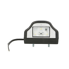 Lampa numar inmatriculare (LED, 12/24V, culoare: negru, 64,7x62,3x97mm) 