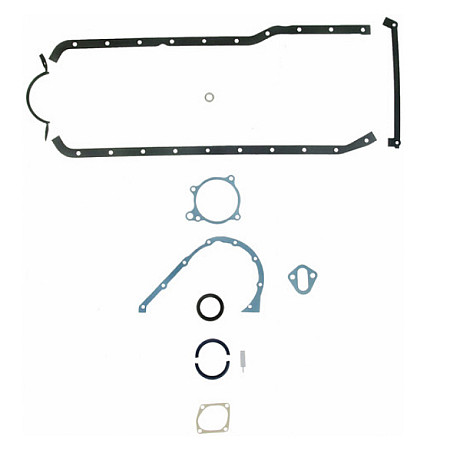 Setul de garnituri in partea jos a motorului Engine bottom gasket set GM 250 CID 2.5L 153 CID MERCRUISER 100-SERIE 140 100-SERIE 160 140 GM 181 I/L4 150 GM 230 I/L6 160 160 GM 250 I/L6 FELPRO MARINE FEL17119