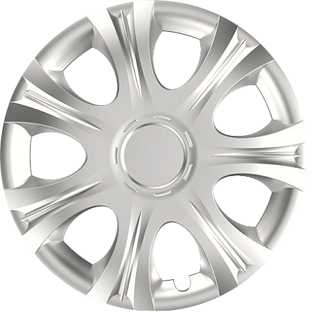 Capace roti auto Impulse 4buc - Argintiu - 16''