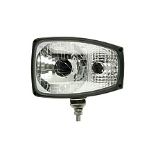 Far Headlamp L H4/PY21W/W5W manual insert colour: chromium-plated indicator colour: transparent CATERPILLAR TH WESEM RGV1B.52400.01