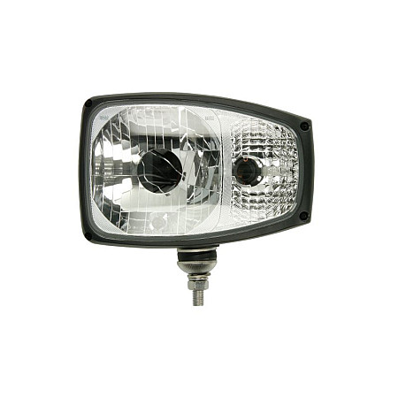 Far Headlamp L H4/PY21W/W5W manual insert colour: chromium-plated indicator colour: transparent CATERPILLAR TH WESEM RGV1B.52400.01