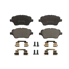 Set placute de frana Fata cu suplimente cu suruburi de ghidare a etrierului de frana FORD B-MAX FIESTA VI TOURNEO COURIER B460 TRANSIT COURIER B460 1.0-1.6D 06.08- BRECK 25134 00 701 00