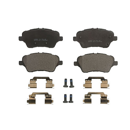 Set placute de frana Fata cu suplimente cu suruburi de ghidare a etrierului de frana FORD B-MAX FIESTA VI TOURNEO COURIER B460 TRANSIT COURIER B460 1.0-1.6D 06.08- BRECK 25134 00 701 00