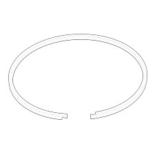 Garnitura, carcasa ambreiaj Distribution box locking ring JOHN DEERE OE JOHN DEERE R39322-JD