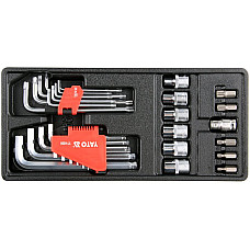 YT-55451 Insertie Dulap Scule, 31 Piese, Hex + Torx