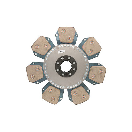 Disc ambreiaj ceramica  7 DEUTZ FAHR AGROSUN AGROTRAC HUERLIMANN H LAMBORGHINI 1000 900 R SAME GALAXY HERCULES JAGUAR LASER LEOPARD TAURUS TRIDENT 100.6PA-105.6PT KAWE 4251 KW