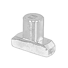 Element selector cutie de viteze Elementul selector de viteze en gearbox selector lever IVECO OE IVECO 8859231