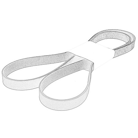 Curea transmisie Multi-V-curea ISUZU D-MAX II RZ4E-TC 03.17- OE ISUZU ISU8983835010