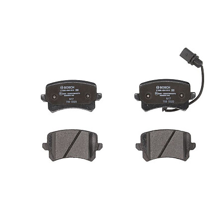 Set placute de frana Spate   AUDI Q3 2.5 05.13-10.18 BOSCH 0 986 494 814