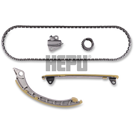 Chit lant de distributie Timing set chain + sprocket OPEL AGILA SUZUKI ALTO VII CELERIO SPLASH SWIFT IV 1.0-1.2LPG 01.08- HEPU HEP21-0444