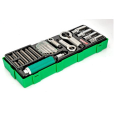 Unelte (inserturi) pentru carucioare Introduceti tava cu instrumente pentru carucior 1/2 setul de instrumente 22 szt. dimensiune cartus: 143x373 mm TOPTUL GTA2234