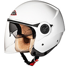 Cati de protecie deschise Helmet open SMK COOPER WHITE GL100 colour white size M unisex SMK SMK0109/17/GL100/M