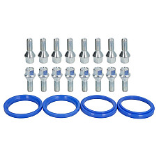 Trusa de montare a jantei de aliaj Fitting kit EX 72x571 B M12x15x27 K17 1 kit / 4 wheels - B/N qty 16 MAK MAK 8000000751