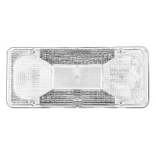 Stop spate Rear lamp L 12V with indicator reversing light with stop light parking light  IVECO DAILY IV 05.06-08.11 OE IVECO 5801631438