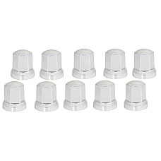 Piulita roata Wheel nut cap chrome 32mm 1set = 10pcs high CARGOPARTS CARGO-N029