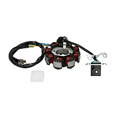 Stator de alternator Stojan Alternatora Atv Bashan 200 5 Przewodow+Czujnik Sr. 88.5Mm Roz. Otw. 40Mm INPARTS IP000351