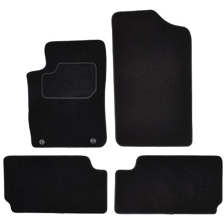 Covoras podea textil Floor mats Velours 4 pcs front/rear set colour neagra CITROEN XSARA PICASSO 12.99-06.12 Van MAMMOOTH MMT A041 CIT315 PRM 01
