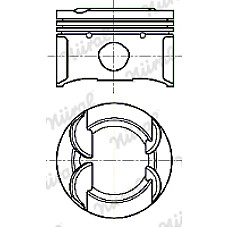 Piston 77 STD CITROEN BERLINGO MULTISPACE BERLINGO/MINIVAN C3 II C3 PICASSO C4 GRAND PICASSO II C4 II C4 PICASSO II C5 III DS3 DS4 MINI R56 R57 1.6/1.6LPG 09.06- NURAL 87-444800-10