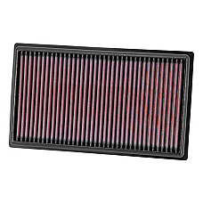 Panou de filtrare (cartus) Sports air filter - Panel Square dl.: 276mm szer.: 164mm wys.:27mm  MAZDA 3 5 CX-7 2.0/2.2D 12.08- K&amp;N FILTERS 33-2999