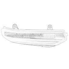 Indicator oglinda Lampa semnalizare fata Dreapta in oglinda NISSAN NP300 NAVARA PATHFINDER III 2.5D/3.0D/4.0 01.05- OE NISSAN 261644X00A