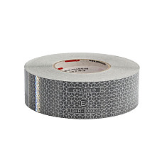 Banda reflectorizanta/contouring PIESE CARGO Contour banda reflectorizanta pentru marcarea suprafete dure 55mmx50m / Alb / III-gen. CEE a ONU 104 BACK CARGOPARTS CARGO-AT03