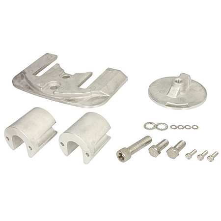 Kit anodic Anode set aluminium intended use: drinking water/salt water MERCRUISER/MERCURY Bravo II/III TECNOSEAL TENKITBRAVOII-IIIAL