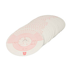 Saiba tahograf Diagrame tahograf pentru 180 kilometri pe ora set 100 buc 180-24/EC 4B MD cu inregistrare standard si automata BORG WKR007