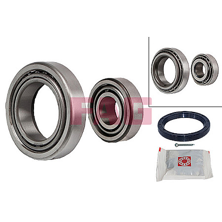 Kit rulmenti roata Kit rulment roata Fata 3499x5913x1588 BMW 5 E12 6 E24 7 E23 2.8-3.5 10.75-08.87 FAG Bearings 713 6671 10
