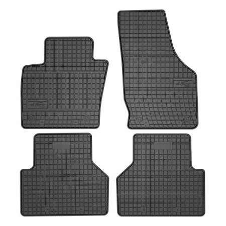 Set covorase cauciuc Floor mats Rubber 4 pcs BASIC front/rear set colour neagra AUDI Q3 06.11-10.18 SUV FROGUM MMT A040 0733