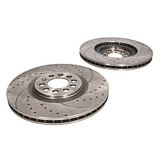 Disc frana de performanta High-efficiency brake disc 2pcs SPEEDMAX Cut-Drilled front  L/R outer diameter 312 mm thickness 25 mm AUDI A3 TT SEAT IBIZA III IBIZA IV IBIZA IV SC 1.4-2.8 08.97-05.15 SPEEDMAX 5201-01-0856PTUOTUV