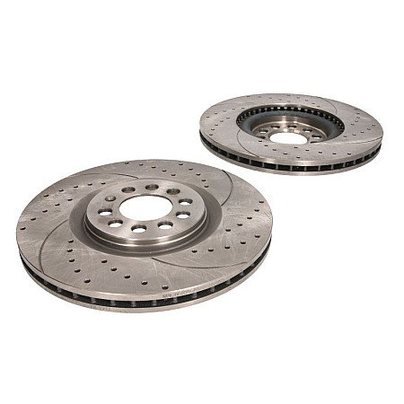 Disc frana de performanta High-efficiency brake disc 2pcs SPEEDMAX Cut-Drilled front  L/R outer diameter 312 mm thickness 25 mm AUDI A3 TT SEAT IBIZA III IBIZA IV IBIZA IV SC 1.4-2.8 08.97-05.15 SPEEDMAX 5201-01-0856PTUOTUV