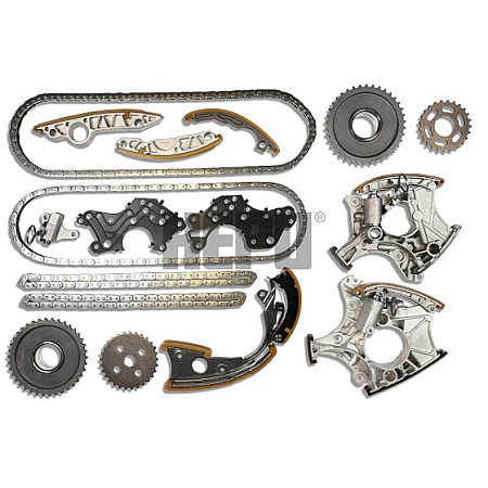 Chit lant de distributie Timing set chain + sprocket AUDI A4 B7 A6 ALLROAD C6 A6 C6 A8 D3 2.4/3.2/4.2 05.04-07.10 HEPU HEP21-0548